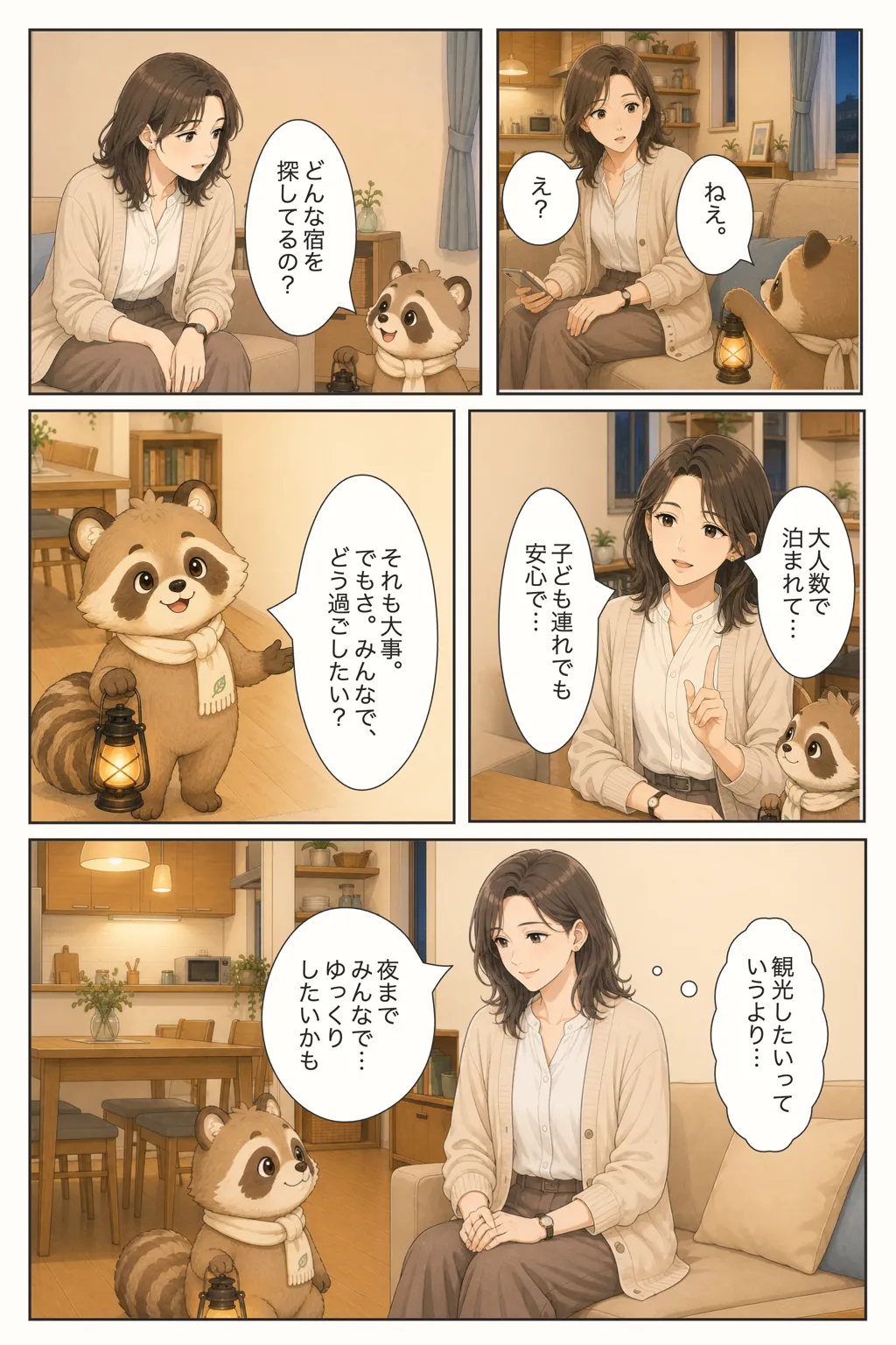灯り宿SERAの一棟貸しの魅力を知る家族